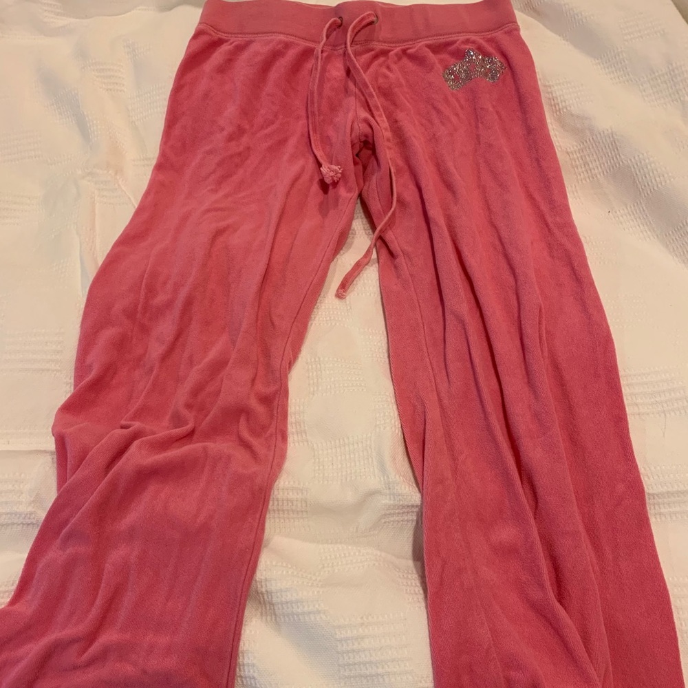 Juicy Coutoure Terry sweatpants pink